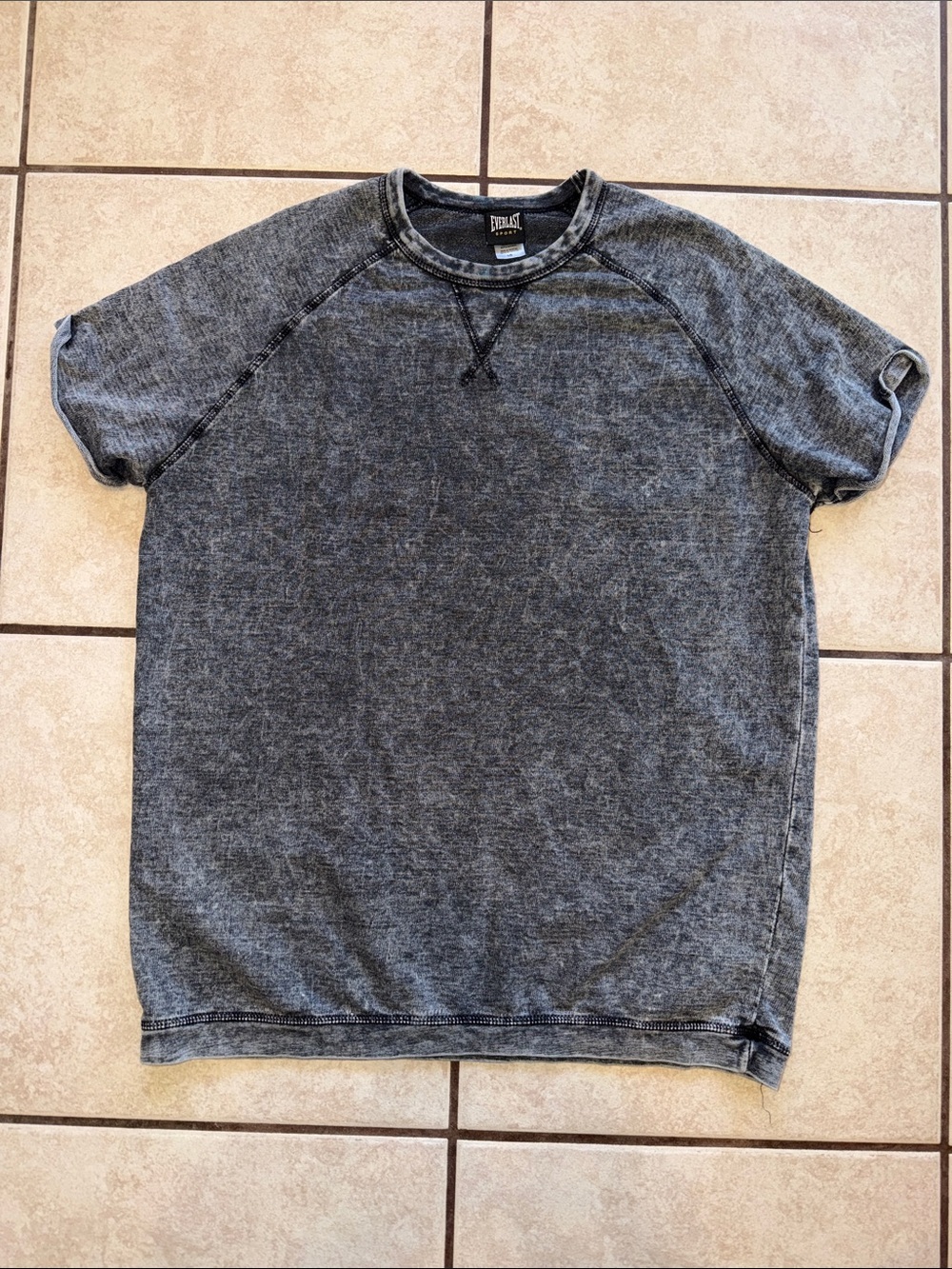 Everlast Sport Heathered Black Short Sleeve Tee